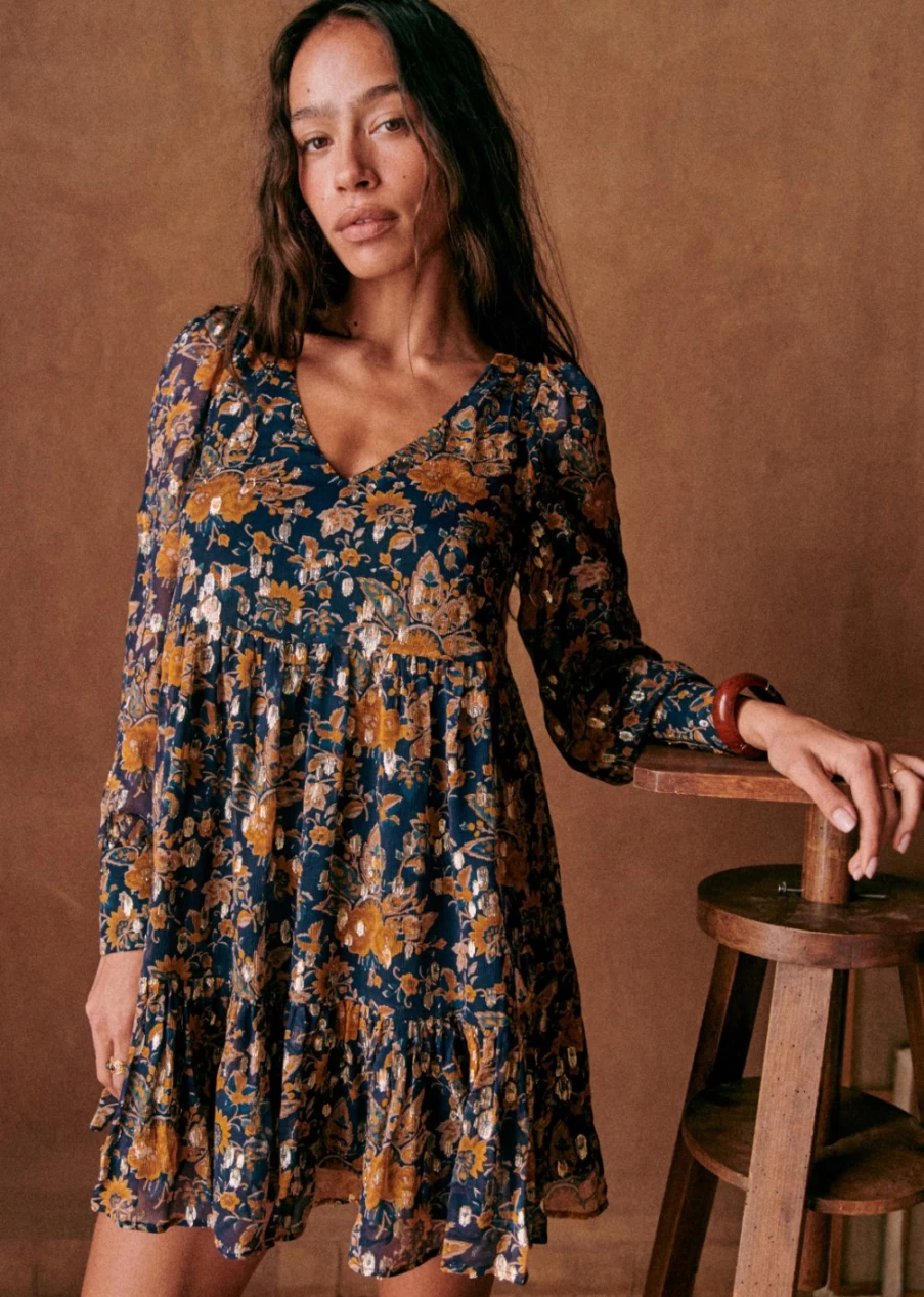 Sezane Women's Aurena Dress - Elegant & Stylish Women Dress for Every Occasion