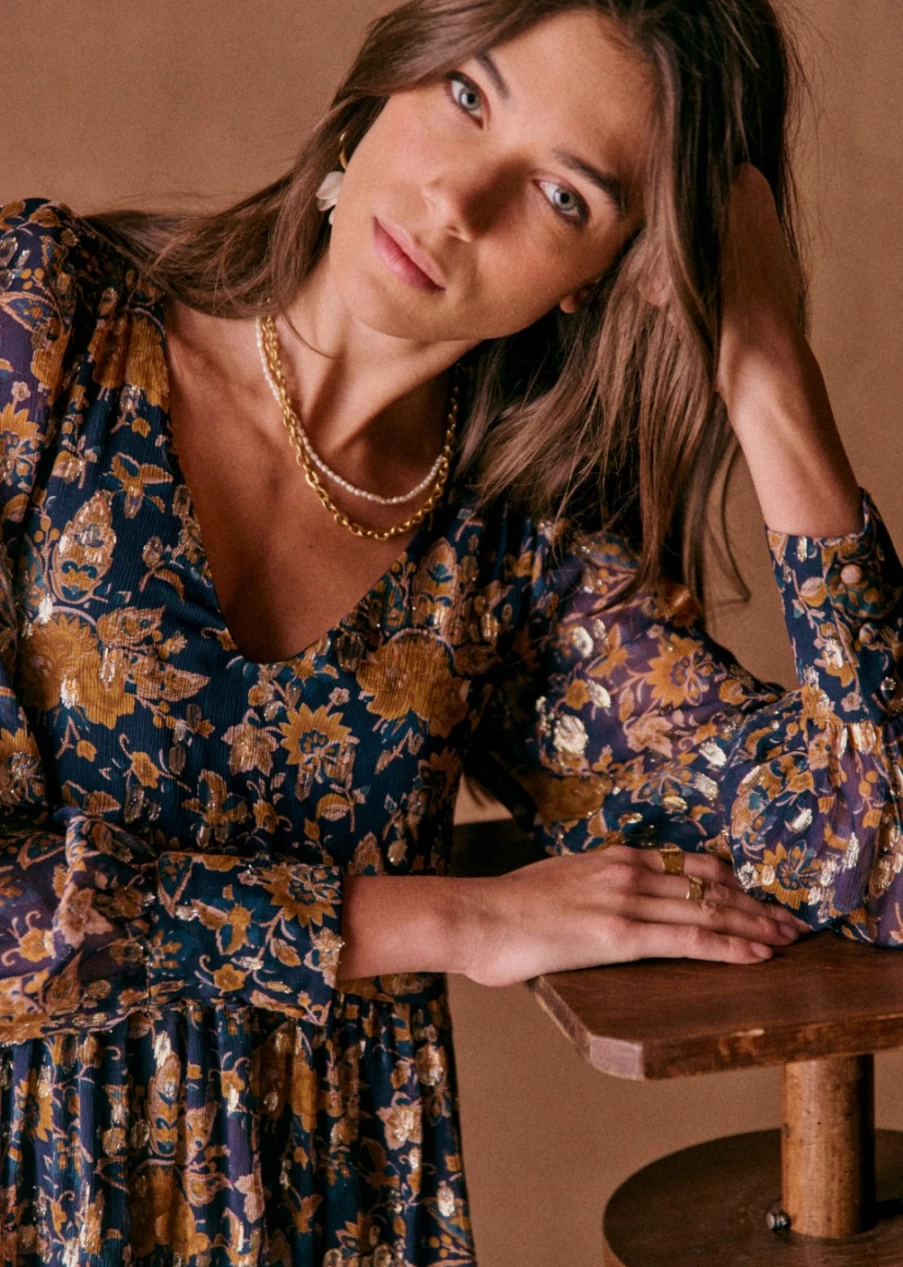Sezane Women's Aurena Dress - Elegant & Stylish Women Dress for Every Occasion