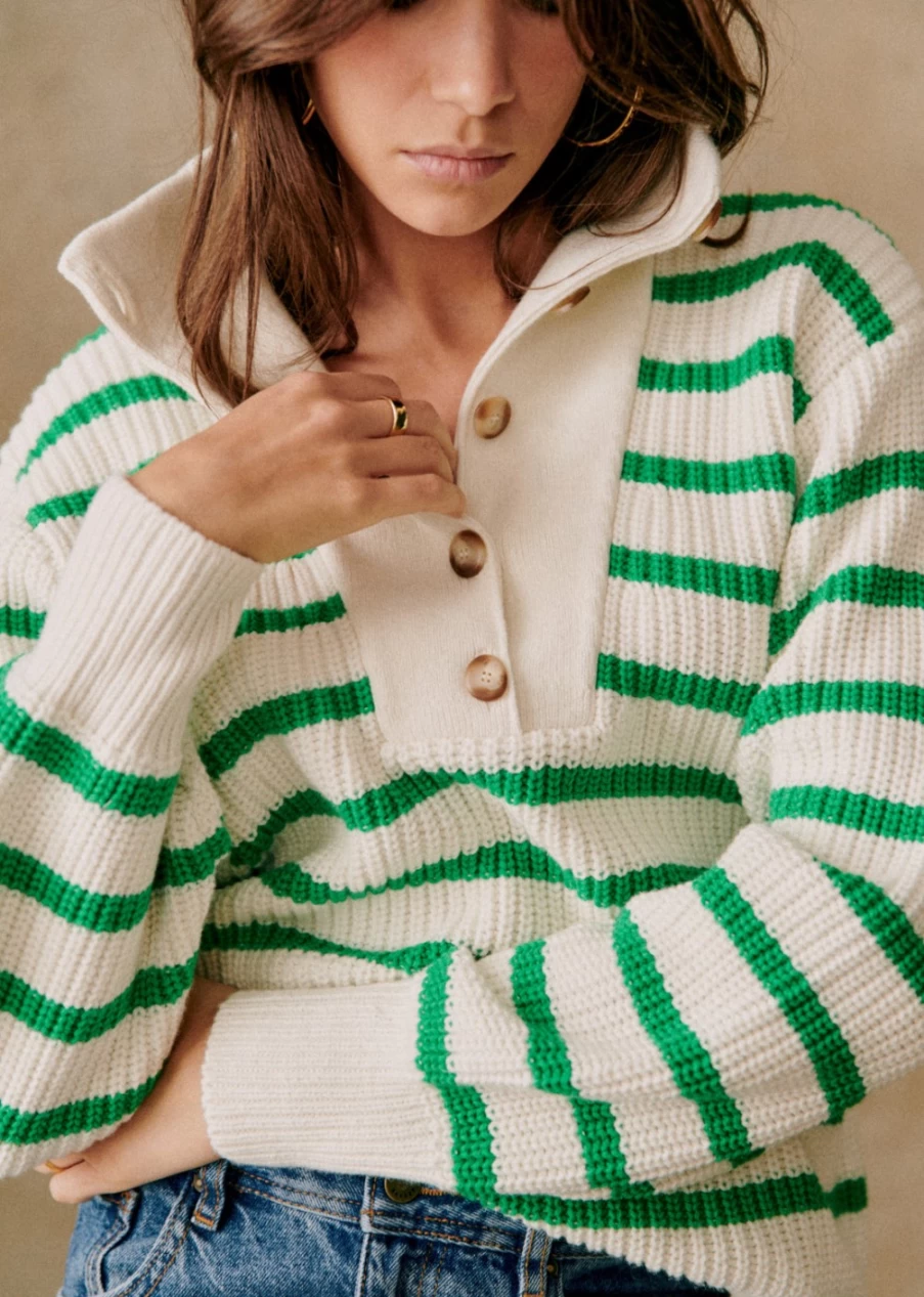 Sezane Women's Kyam Sweater - Premium Knitwear for Stylish Comfort