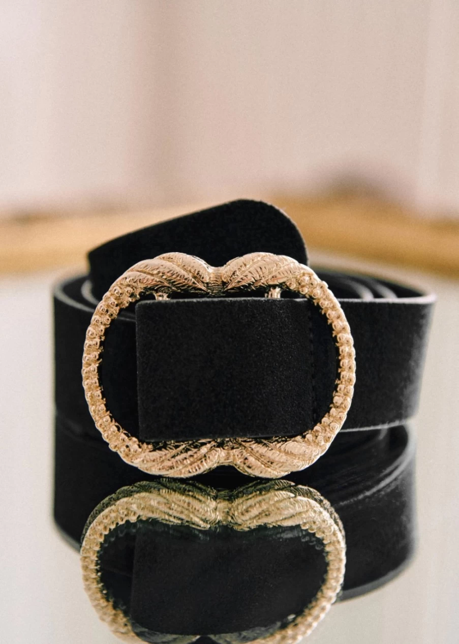 Sezane Artemis Leather Belt for Women - Elegant Designer Waistband