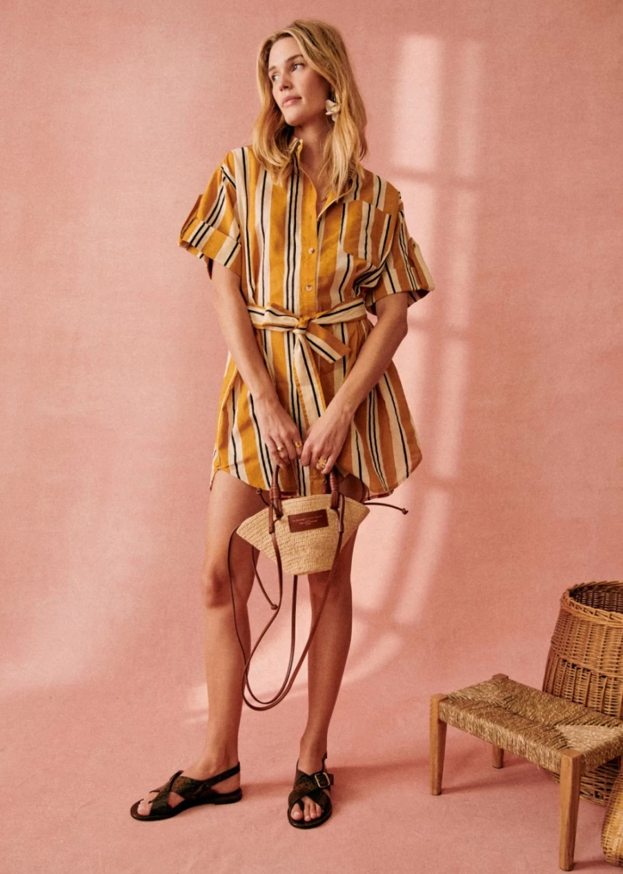 Sezane Women's Celia Dress - Elegant and Stylish Floral Summer Dress
