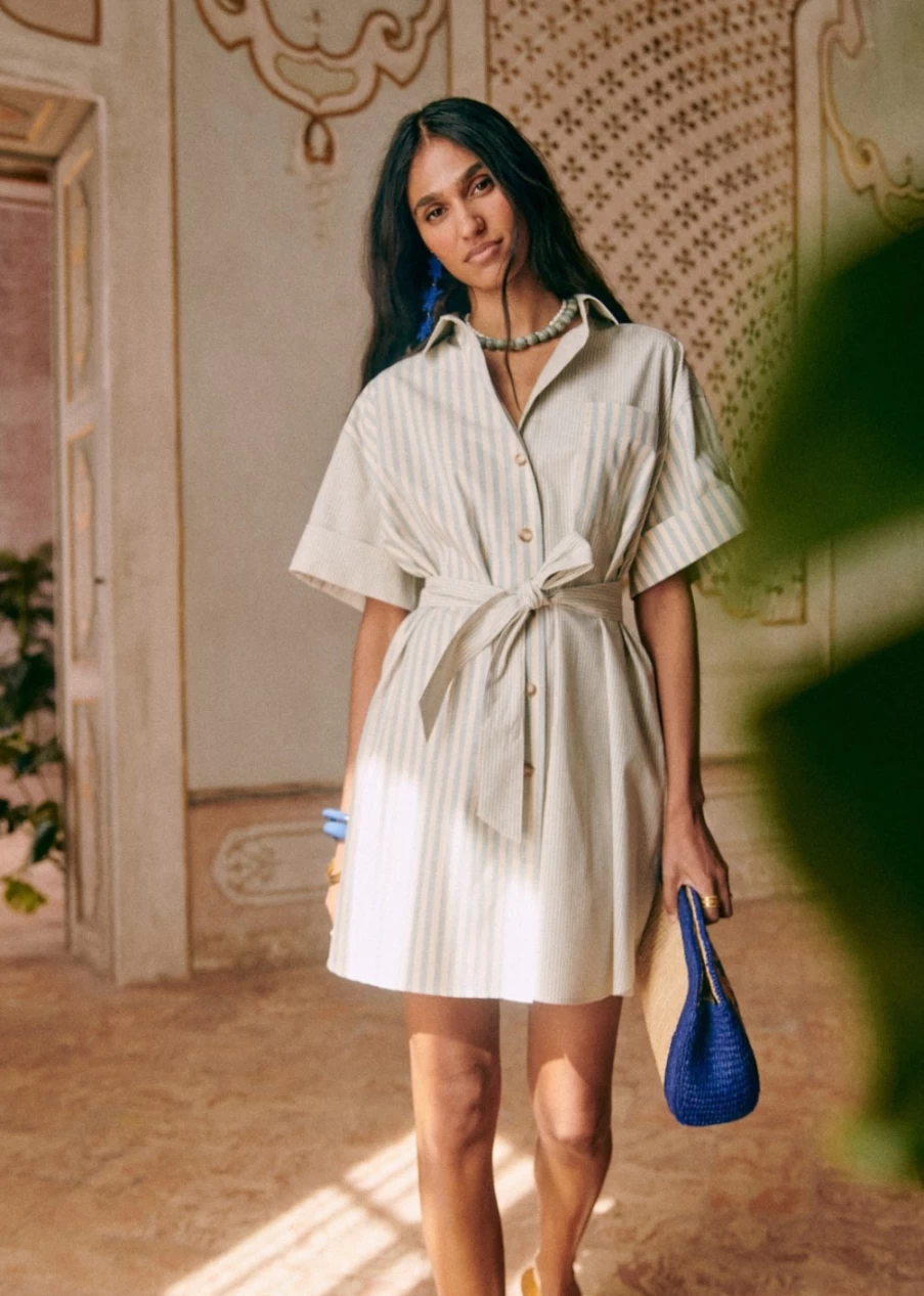 Sezane Women's Celia Dress - Elegant and Stylish Floral Summer Dress