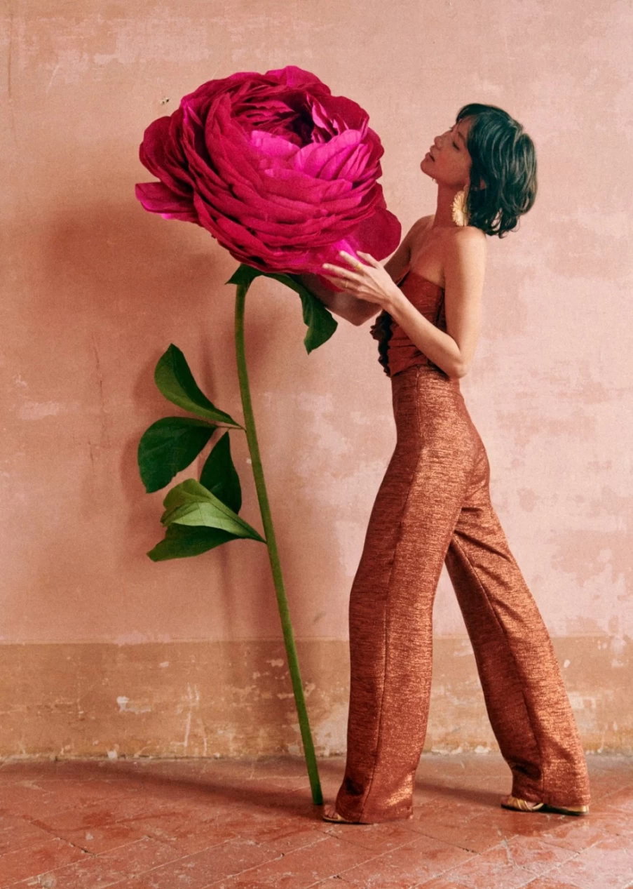 Sezane Women's Catherine Trousers - High-Quality Comfortable Pants for Women