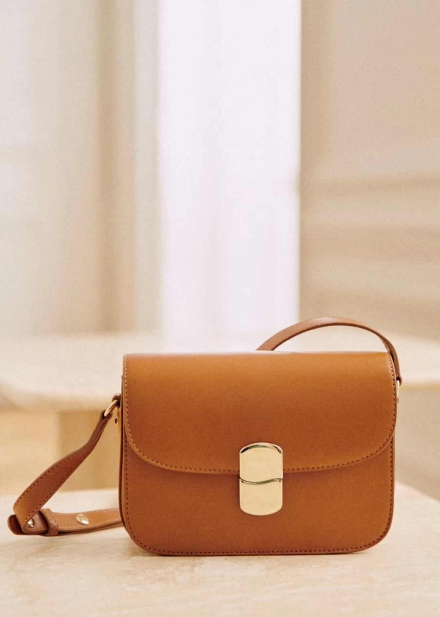 Sezane Women's Mini Milo Classique Handbag - Elegant Leather Crossbody Bag for Women