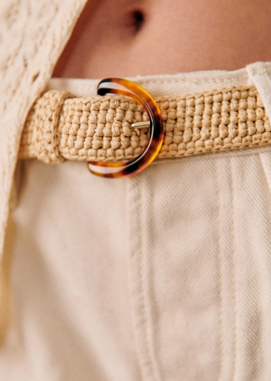 Sezane Women's Lenny Belt - Stylish Leather Accessory for Everyday Wear