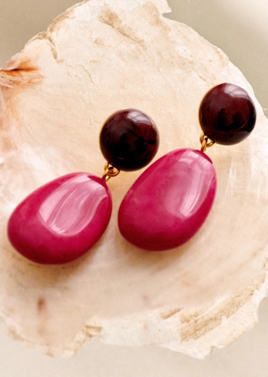 Sezane Women's Lila Earrings – Elegant Hoop Earrings for Everyday Wear