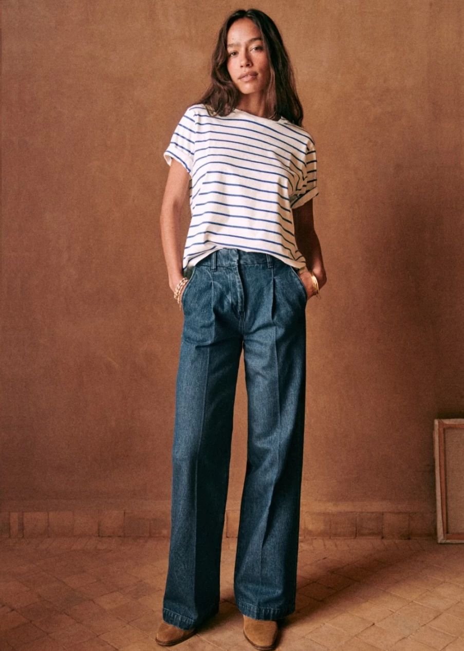 Sezane Women's Rodriguo Trousers - High-Quality Comfort & Style