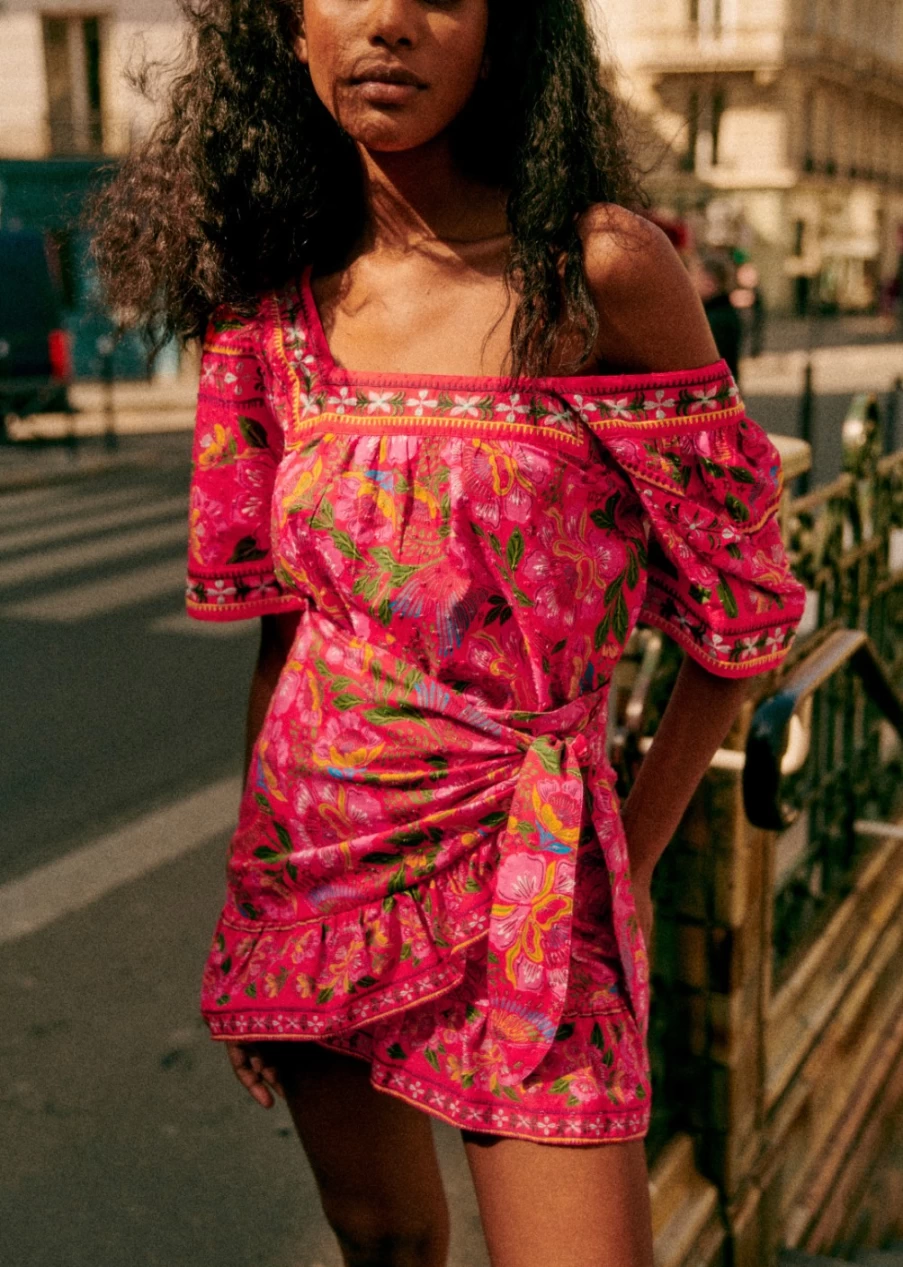 Sezane Women's Floral Bela Blouse - Candice Style by Farm Rio Collaboration