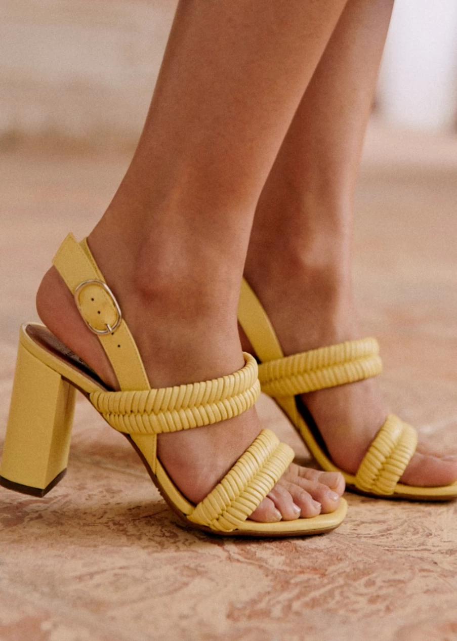 Sezane Women's High Arielle Sandals | Stylish & Comfortable Footwear