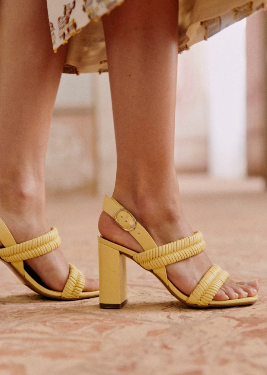Sezane Women's High Arielle Sandals | Stylish & Comfortable Footwear