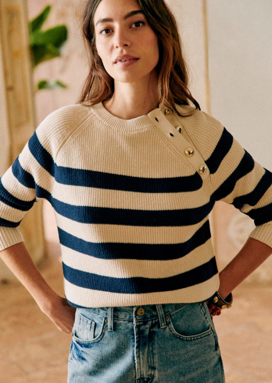 Sezane Women's Gary Jumper - Stylish Knit Sweater for Women