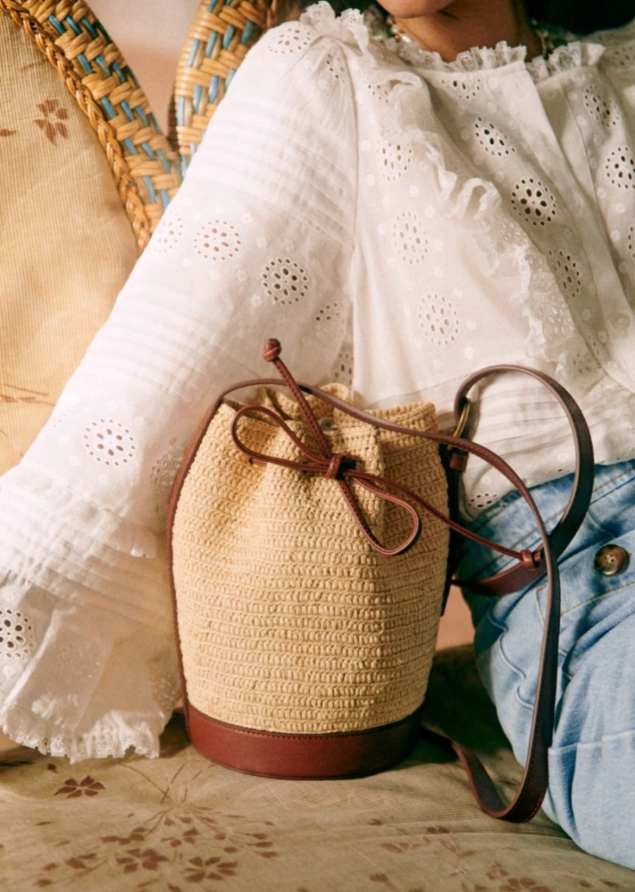Sezane Women's Mini Farrow Bag - Stylish & Compact Handbag for Everyday Use