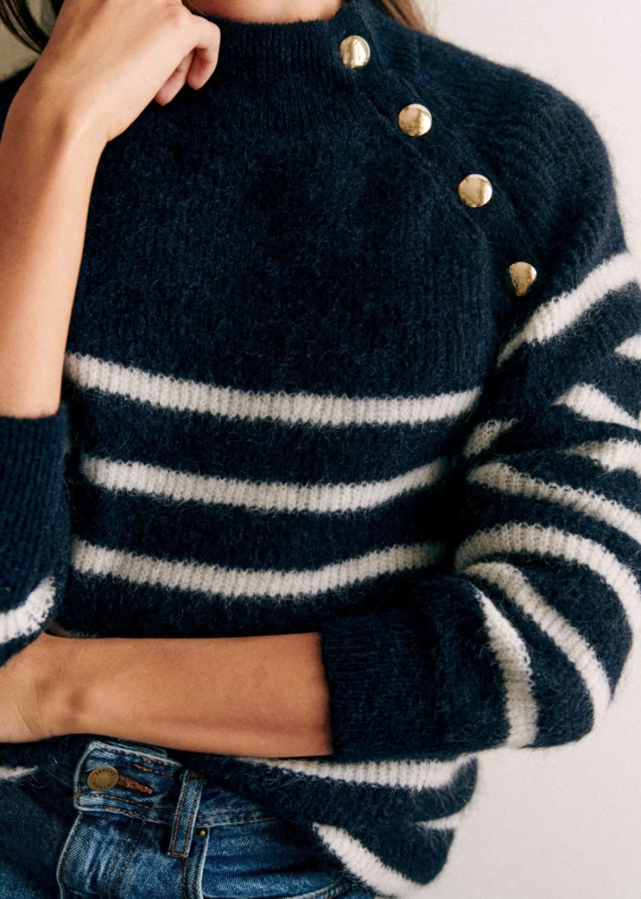 Sezane Women's Trudy Jumper - Stylish Knit Sweater for Women