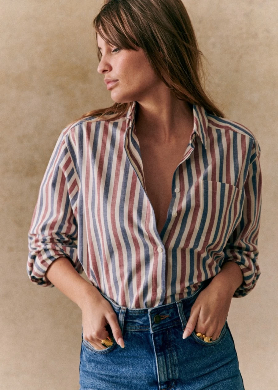 Sezane Women's Max Shirt - Stylish & Comfortable Casual Top
