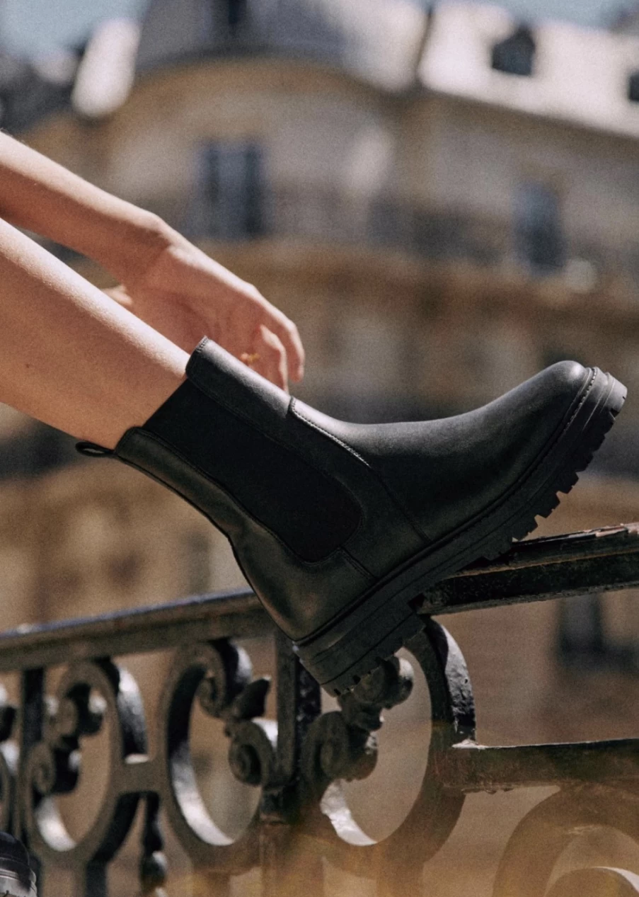 Sezane Women's Lena Low Boots | Stylish Ankle Boots for Women
