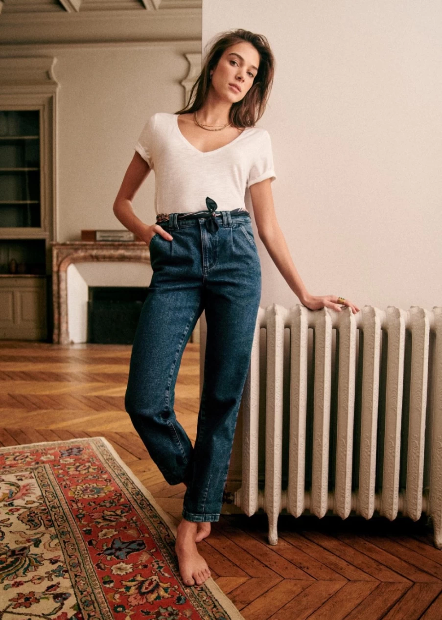 Sezane Women's Manu Trousers - High-Quality Comfort & Style