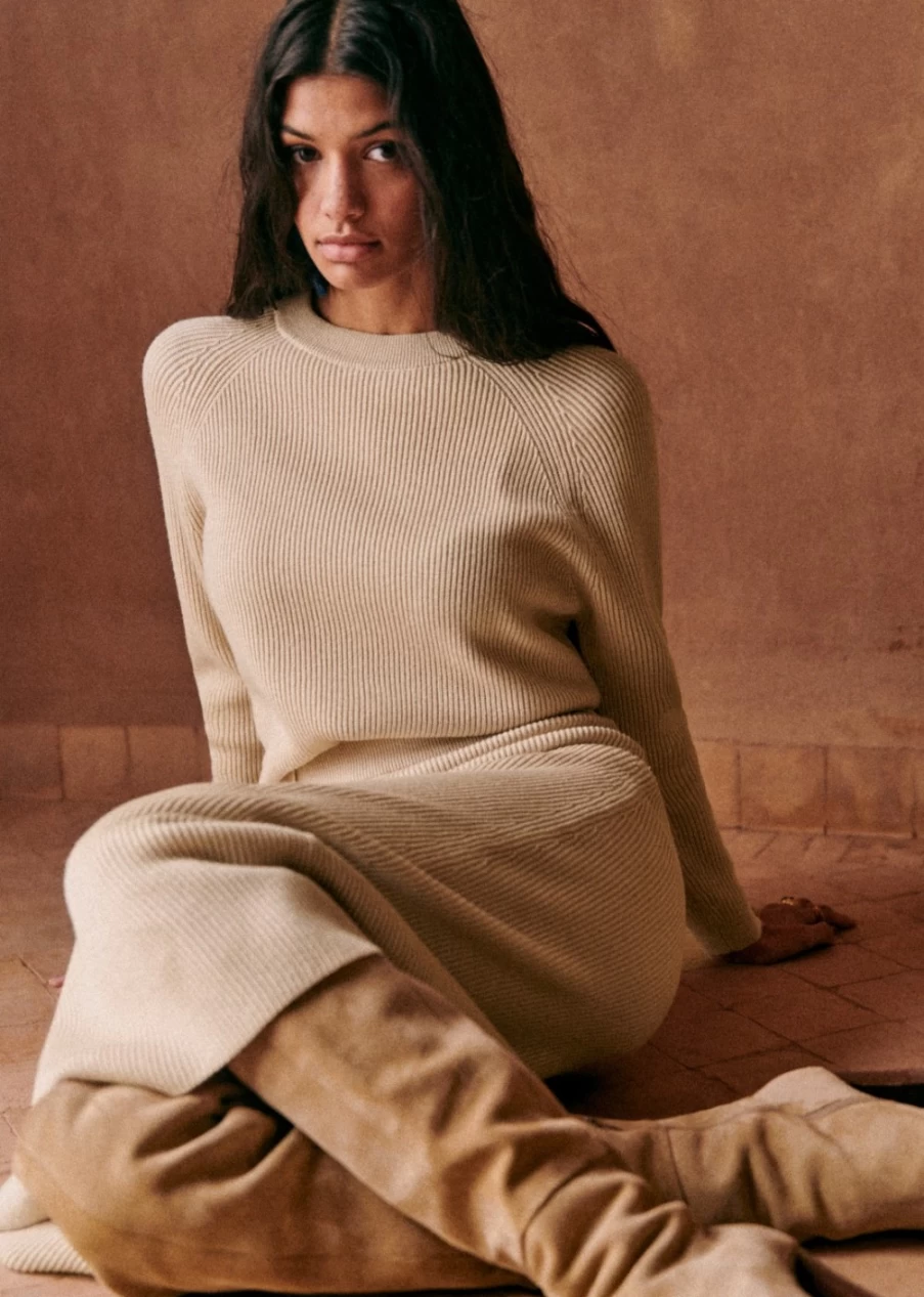 Sezane Women's Sami Jumper - Stylish Knit Sweater for Women