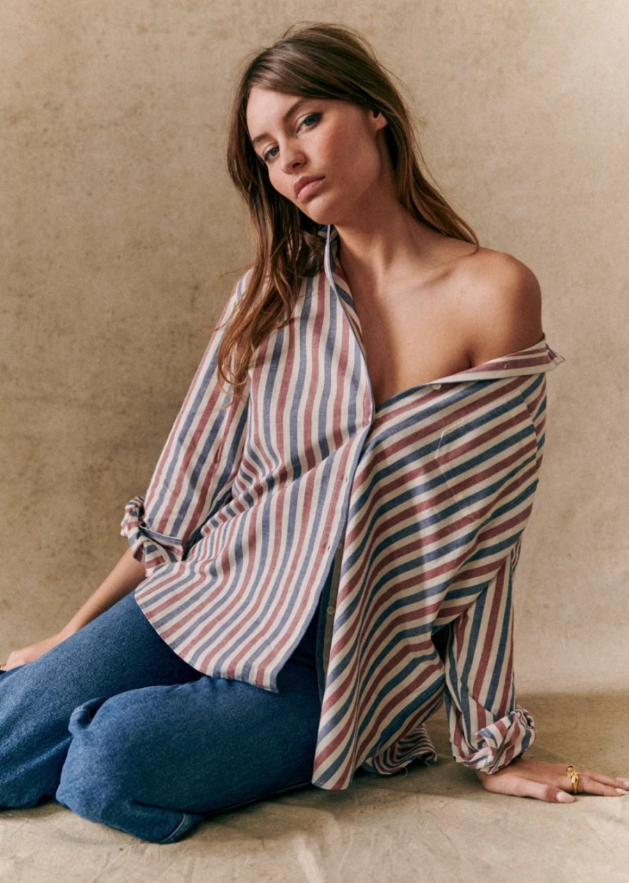 Sezane Women's Max Shirt - Stylish & Comfortable Casual Top