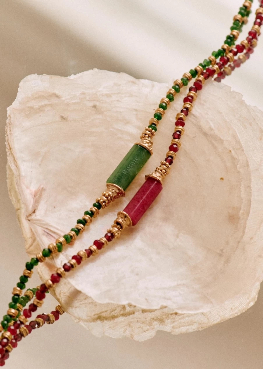 Sezane Ronnie Necklace for Women - Elegant Gold-Plated Pendant Necklace