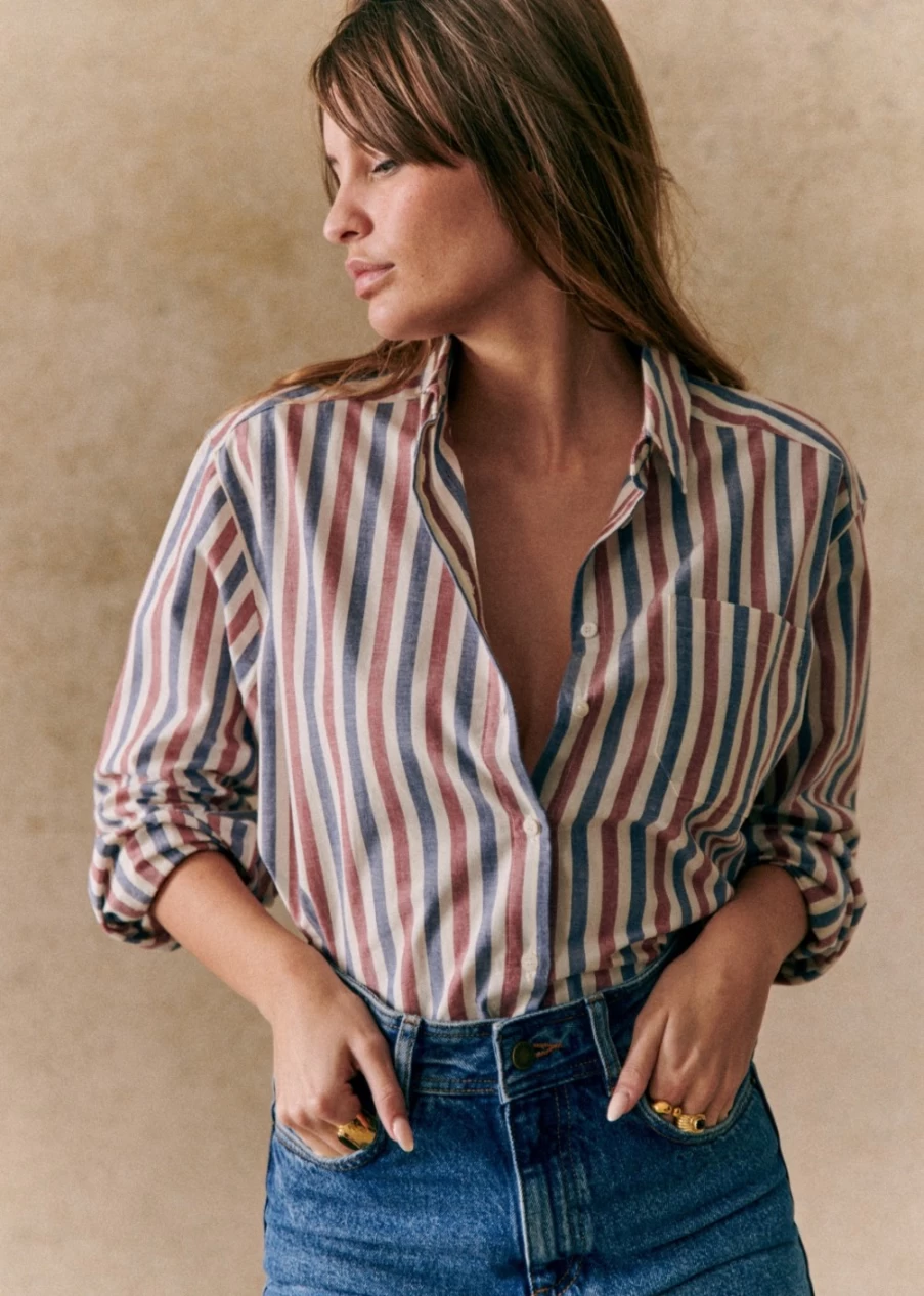 Sezane Women's Max Shirt - Stylish & Comfortable Casual Top