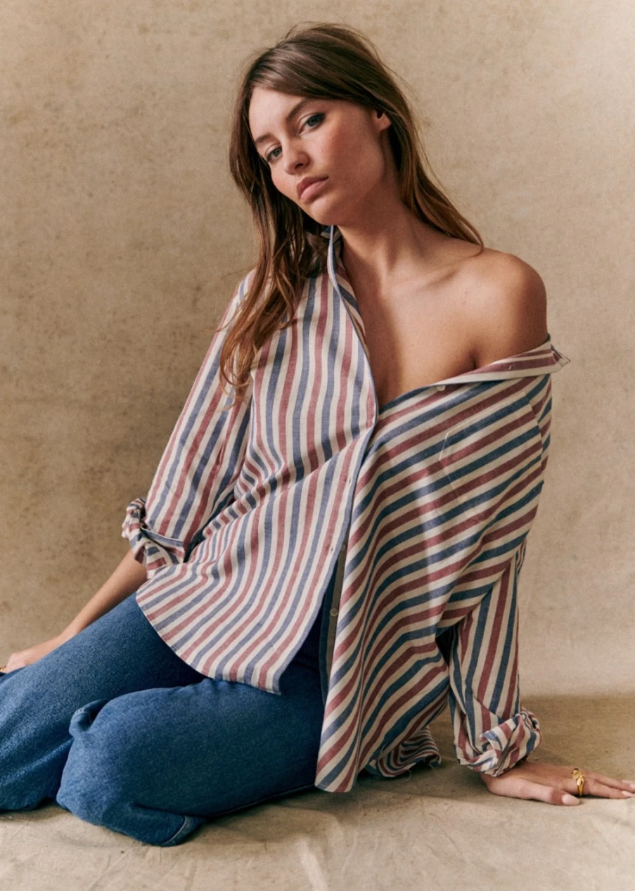 Sezane Women's Max Shirt - Stylish & Comfortable Casual Top