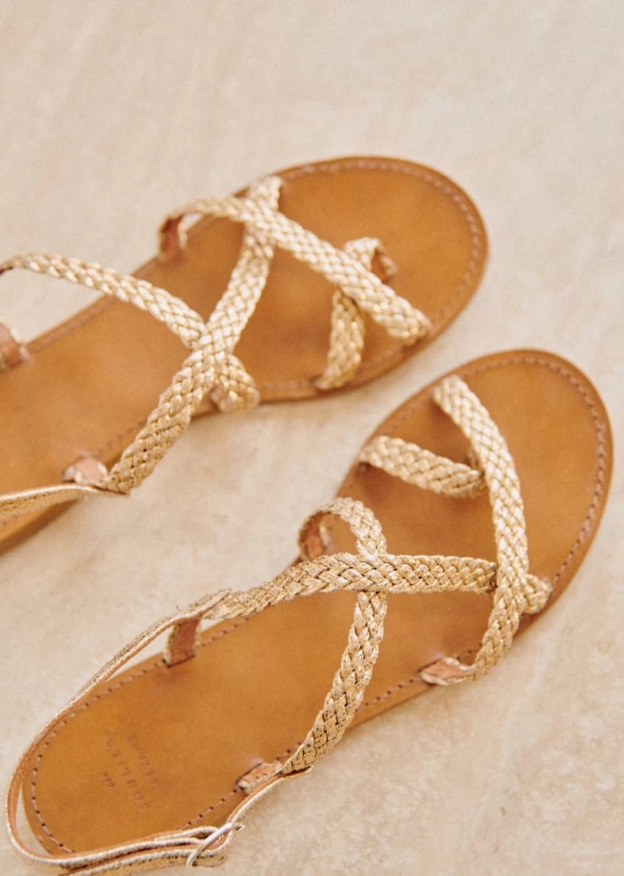 Sezane Women's Low Adeline Sandals | Comfortable & Stylish Summer Footwear