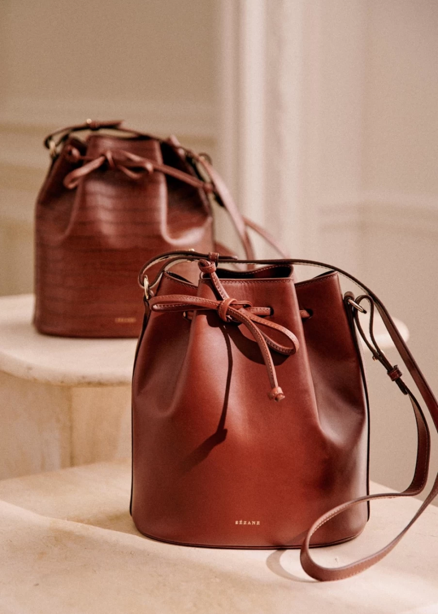 Sezane Farrow Bag for Women - Stylish Leather Handbag for Everyday Use