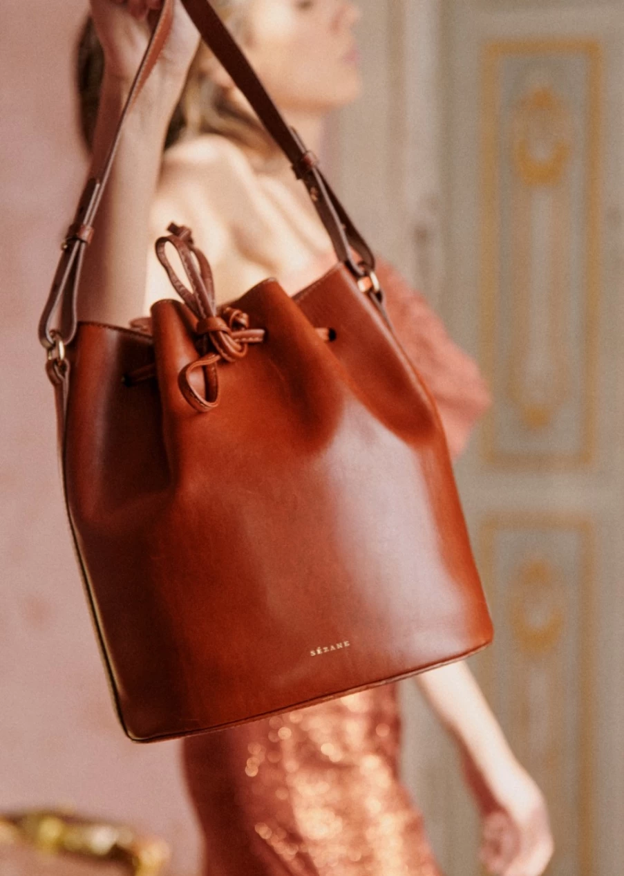 Sezane Farrow Bag for Women - Stylish Leather Handbag for Everyday Use