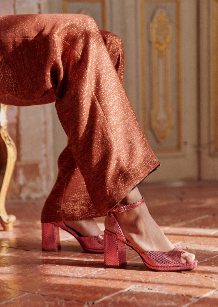 Sezane Women's High Maxine Sandals | Stylish & Comfortable Footwear