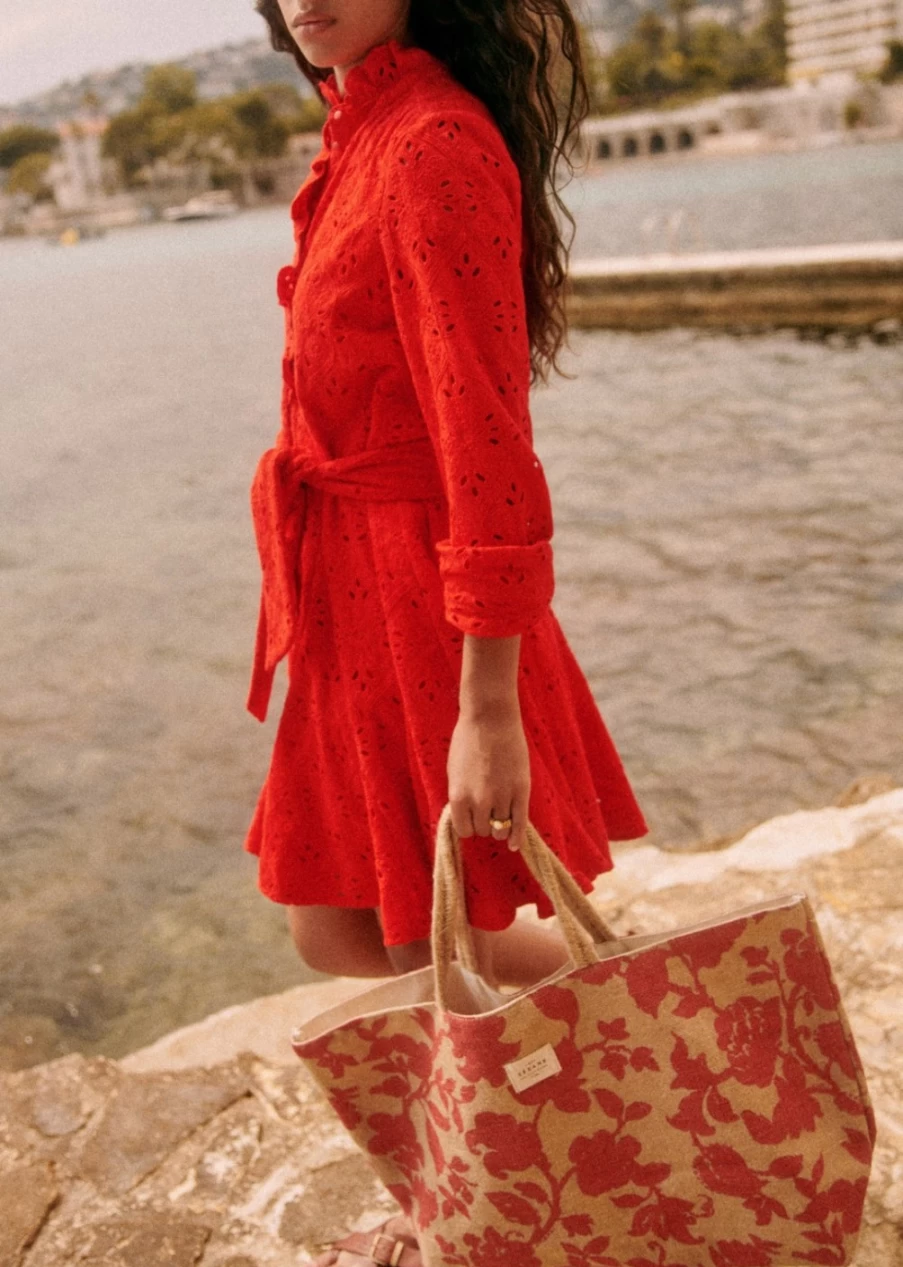 Sezane Women's Marly Short Dress - Elegant and Stylish Summer Outfit
