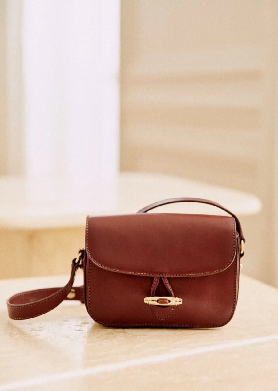 Sezane Women's Micro Milo Bag - Stylish Leather Crossbody Purse for Everyday Use