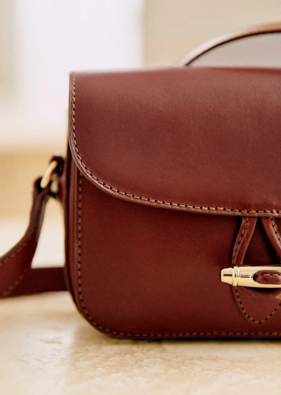 Sezane Women's Micro Milo Bag - Stylish Leather Crossbody Purse for Everyday Use