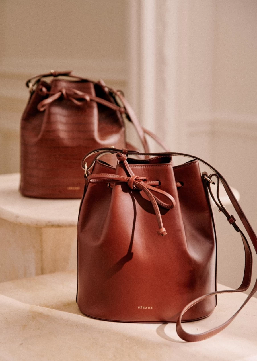 Sezane Women's Farrow Bag - Stylish Leather Handbag for Everyday Use
