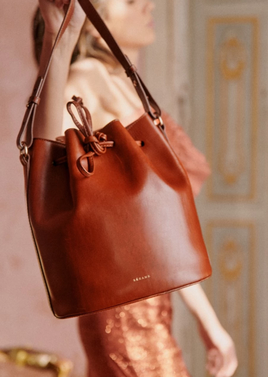 Sezane Women's Farrow Bag - Stylish Leather Handbag for Everyday Use