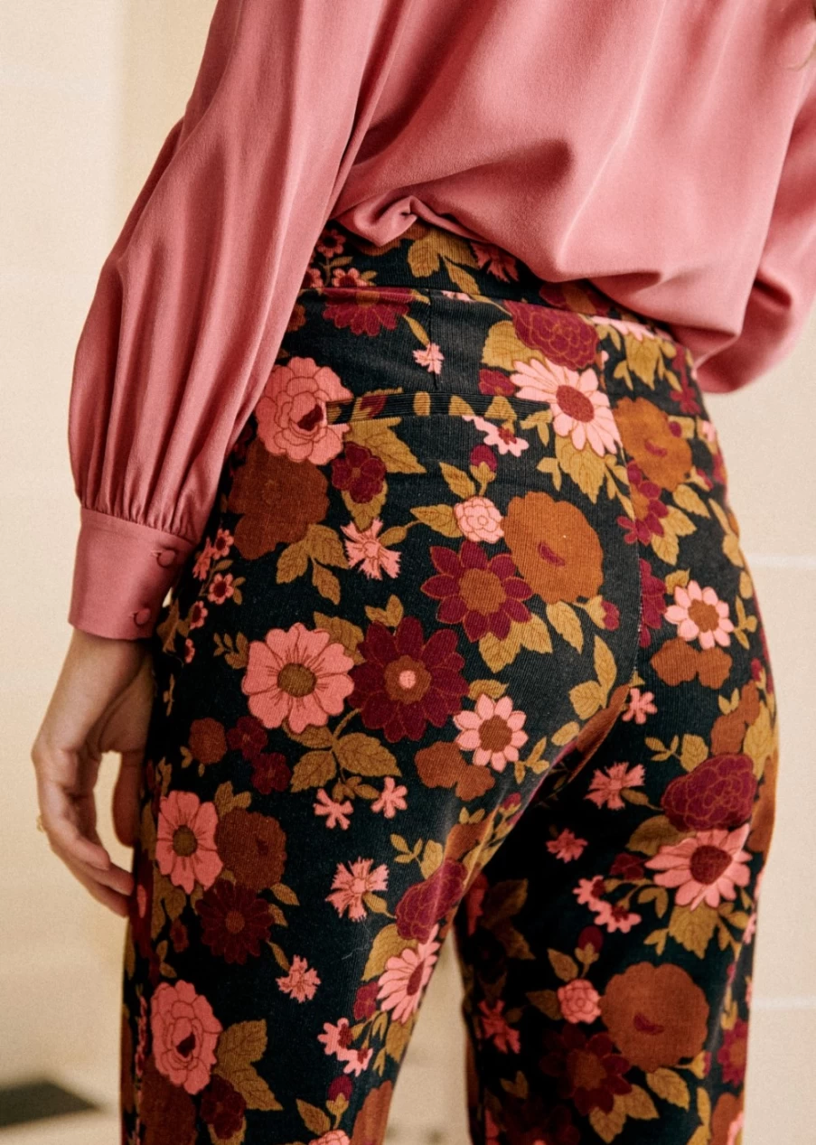 Sezane Women's Martin Trousers - Classic Fit High-Waisted Pants for Women