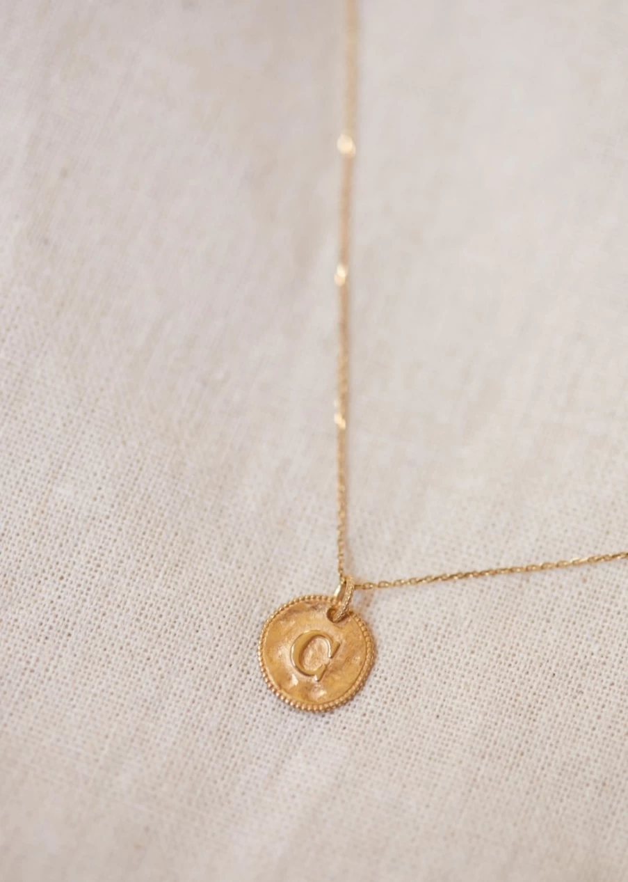 Sezane Sara Pendant - 9K Gold Necklace for Women