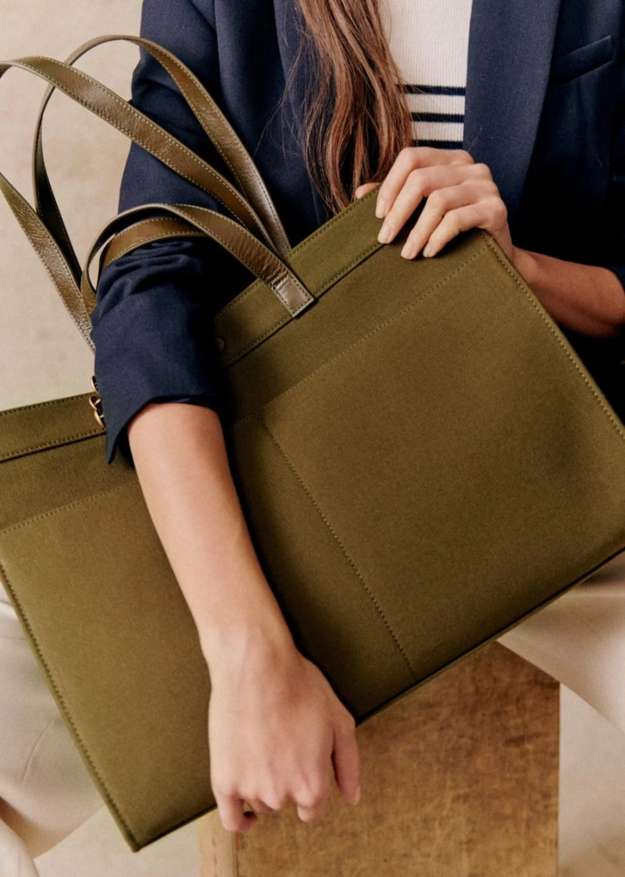 Sezane Women's Le Cabas Handbag - Stylish Tote Bag for Women