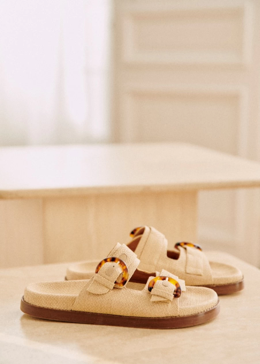 Sezane Women's Lenny Low Mules - Comfortable Slip-On Shoes for Everyday Wear