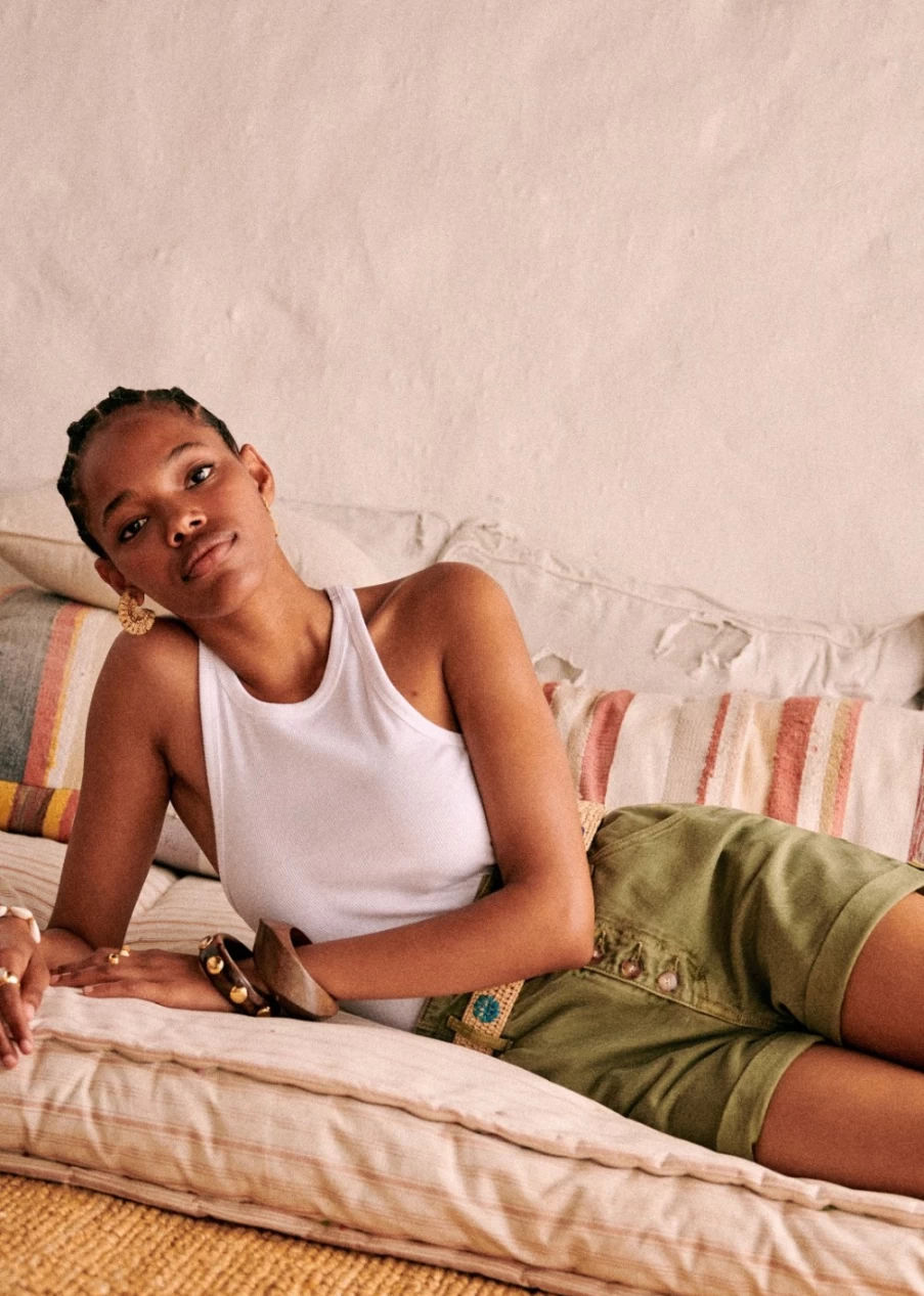 Sezane Women's Rafferty Shorts | Classic Casual Shorts for Women