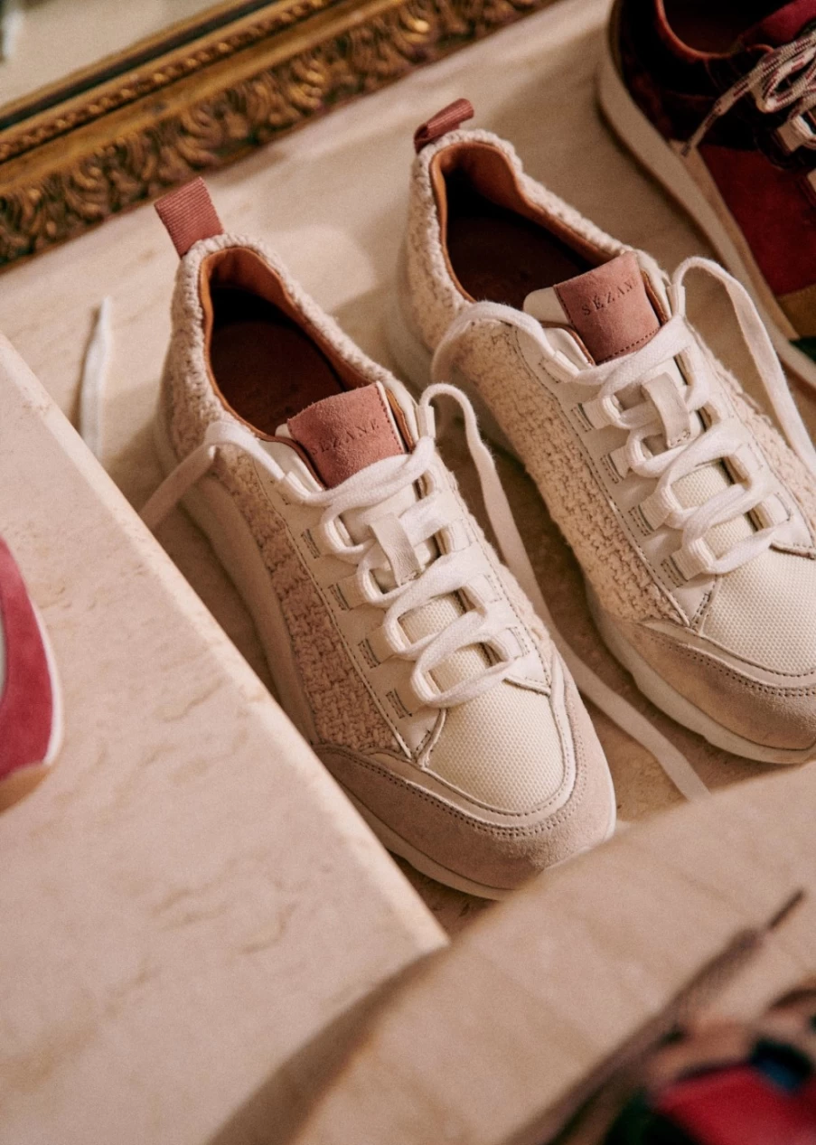 Sezane Women's Sama Sneakers - Stylish & Comfortable Footwear for Everyday Wear