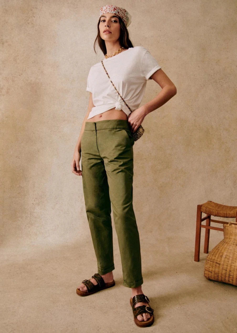 Sezane Women's Milo Pants - Classic Comfort & Style