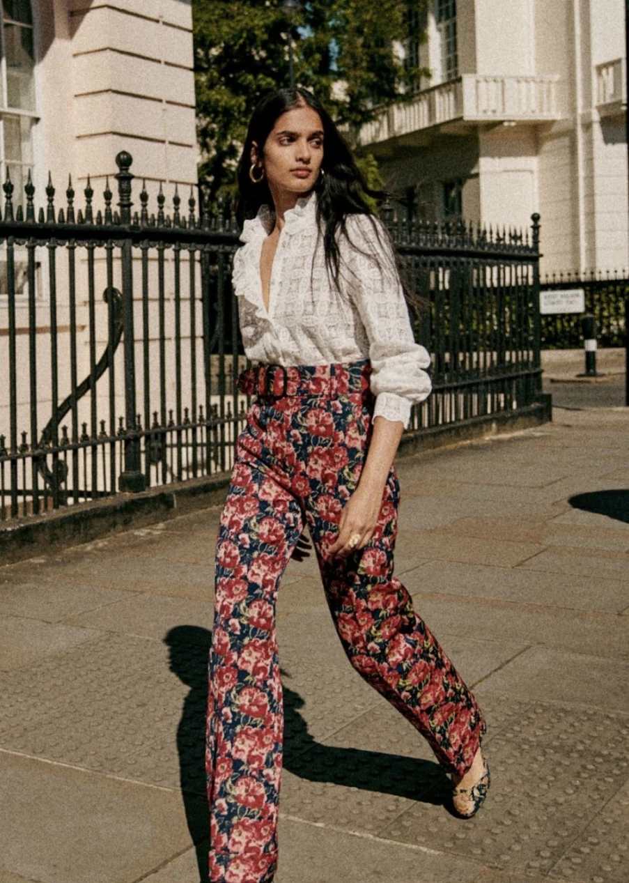 Sezane Women's Lukas Trousers - Premium Comfort & Style
