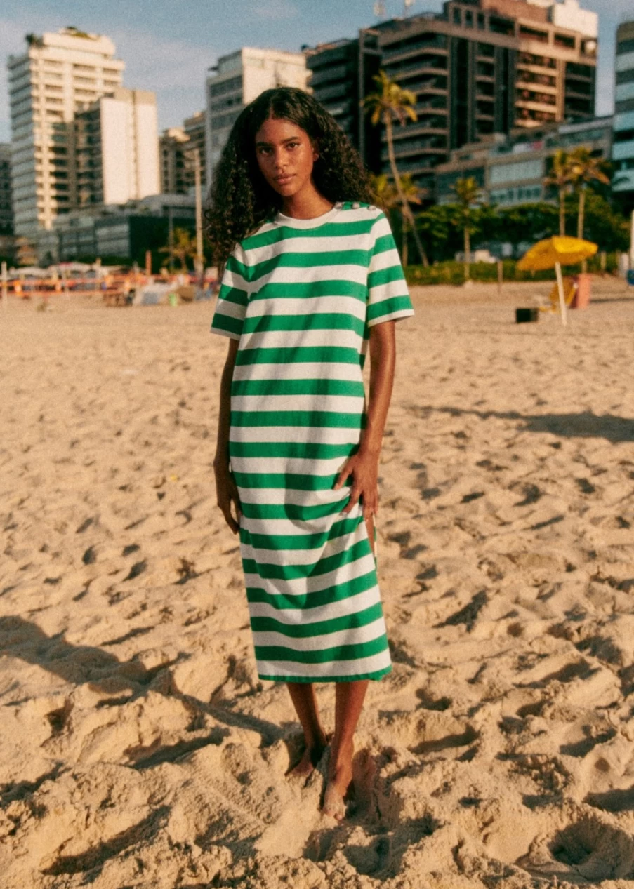Sezane Women's Emy Dress - Elegant Flowy Feminine Style for Every Occasion