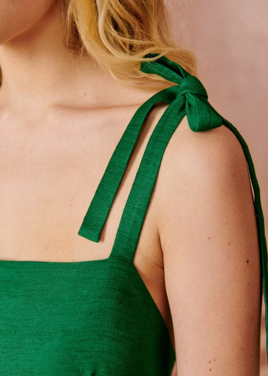Sezane Gabrielle Dress for Women - Elegant Flowy Boho Chic Style