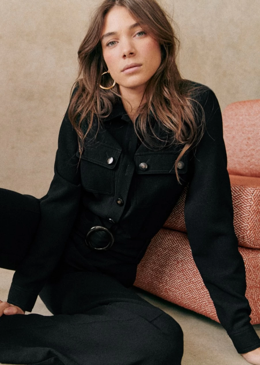 Sezane Women's Brooklyn Jumpsuit - Stylish and Comfortable Casual Wear