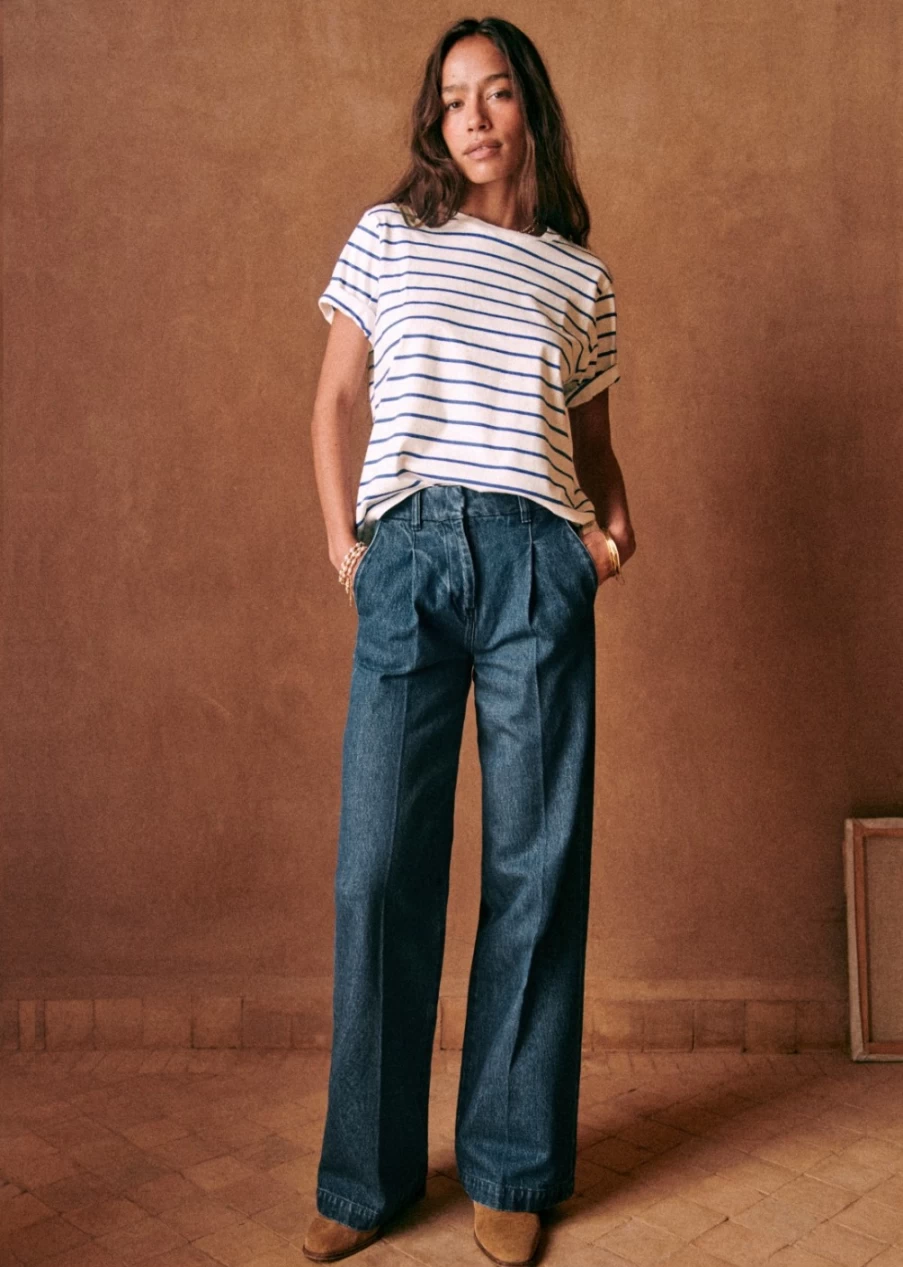 Sezane Women's Rodriguo Trousers - High-Quality Women's Pants for Style and Comfort