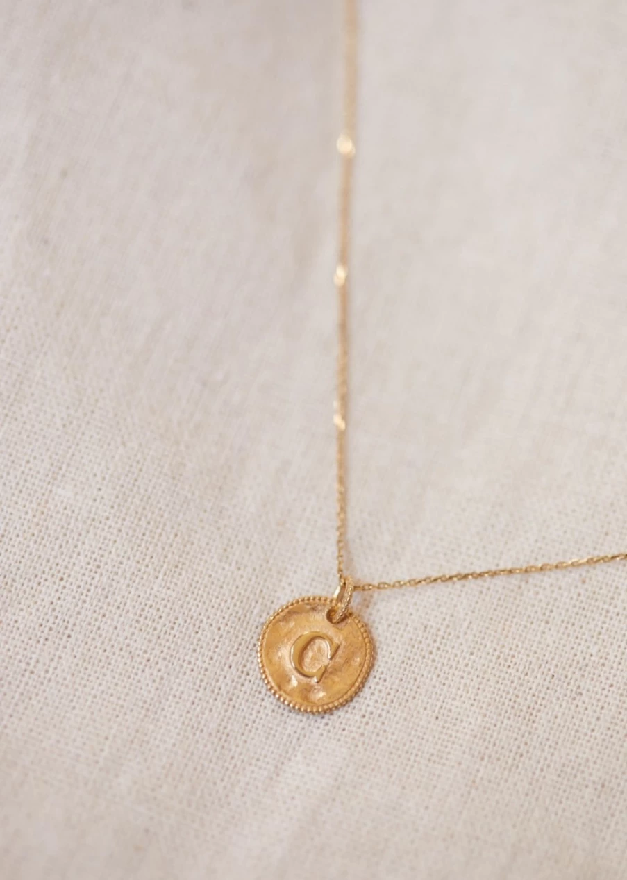 Sezane Sara Pendant - 9K Gold Necklace for Women
